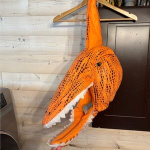 Orange Pteradactyl costume